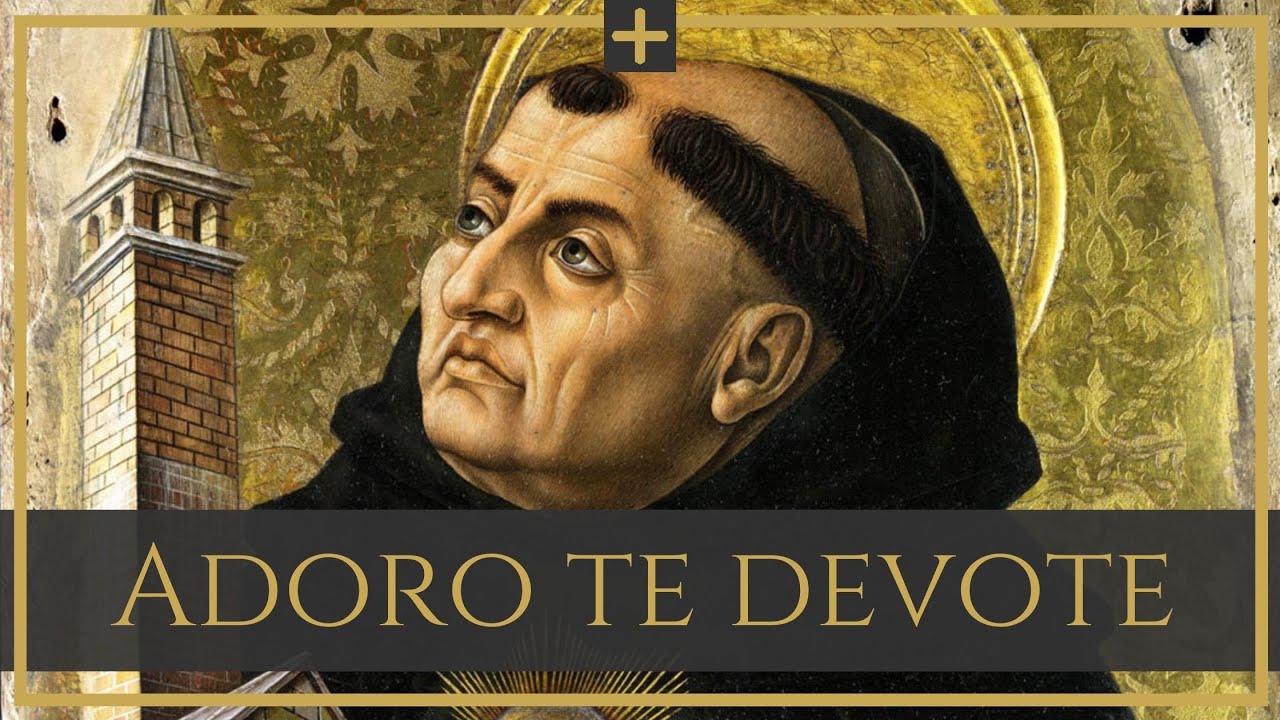 Adoro te devote - latin chant Adoro te devote - latin chant