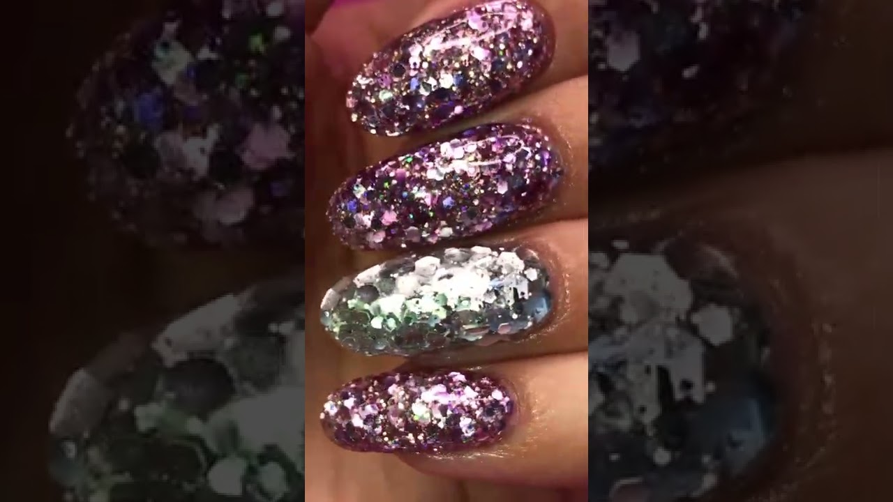 ✨How To Use Loose Glitter (How To Apply Fine & Chunky Glitter On Natural  Nails) - femketjeNL 