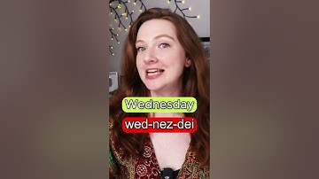 Wednesday, Comfortable Chocolate | English Pronunciation Lesson