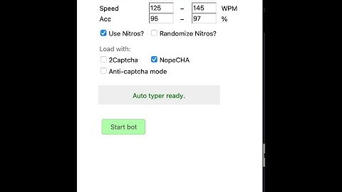How to use Auto Typer Pro on Nitro Type