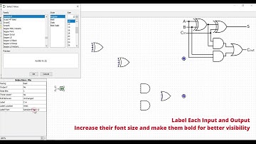 Full Adder Circuit simulation in Logisim || Gate Level Full Adder Circuit || Simulate Electronics