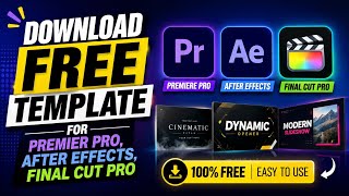 Download Free template for premier pro, Transitions for After effects, Final cut pro Templates