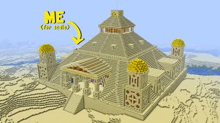 I Upgraded the Desert Temple in Minecraft!