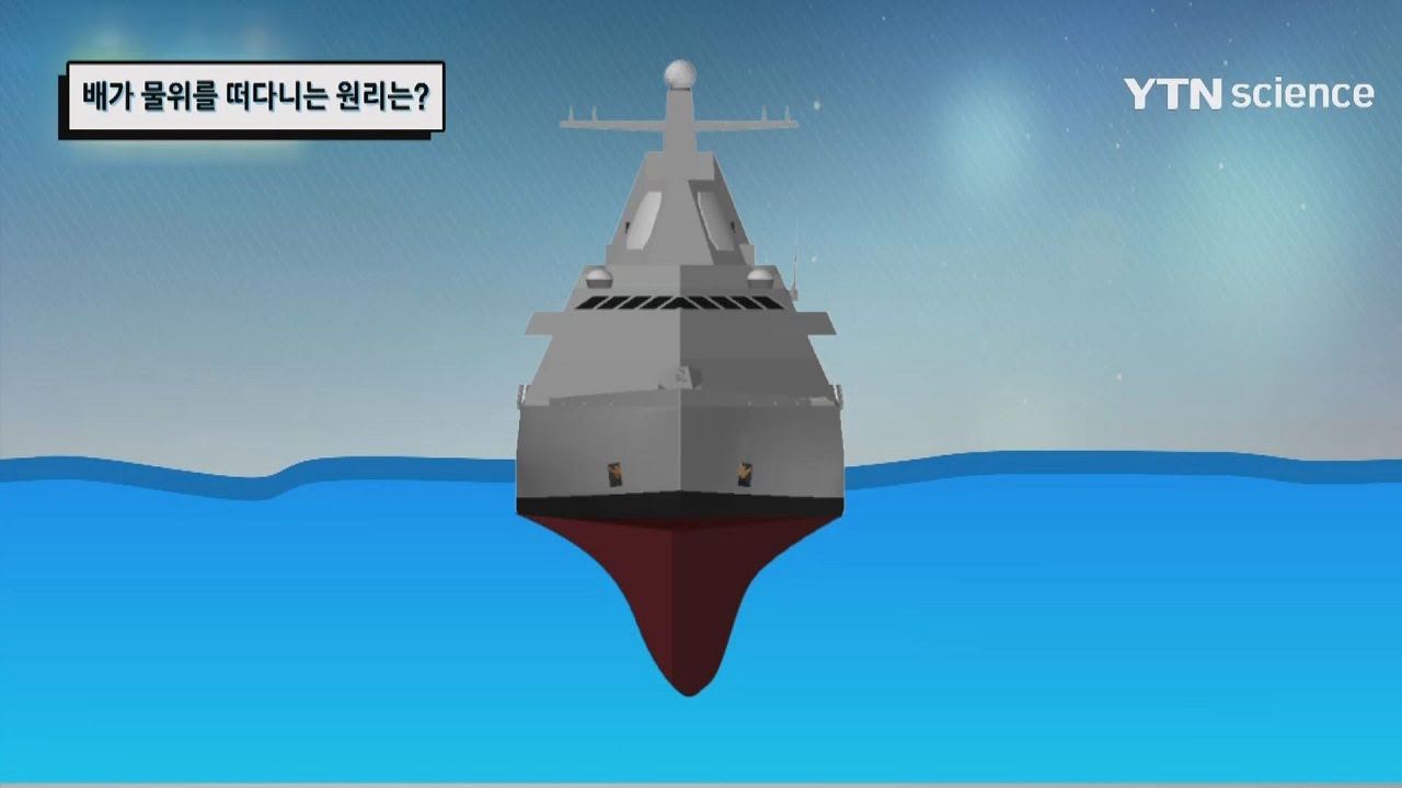 배가 물위를 떠다니는 원리는? - 수천 톤의 선박도 물에 띄우는 원리 ‘부력’과 ‘평형수’ / YTN 사이언스