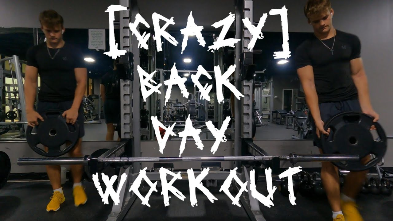 CRAZY BACK DAY WORKOUT - YouTube