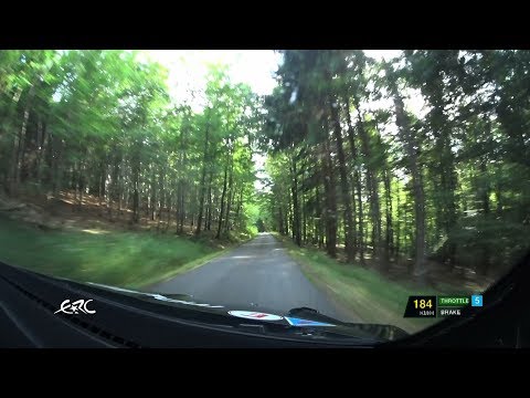 Barum Czech Rally Zlin 2019 - Gryazin flying on SS7 - OBC with data