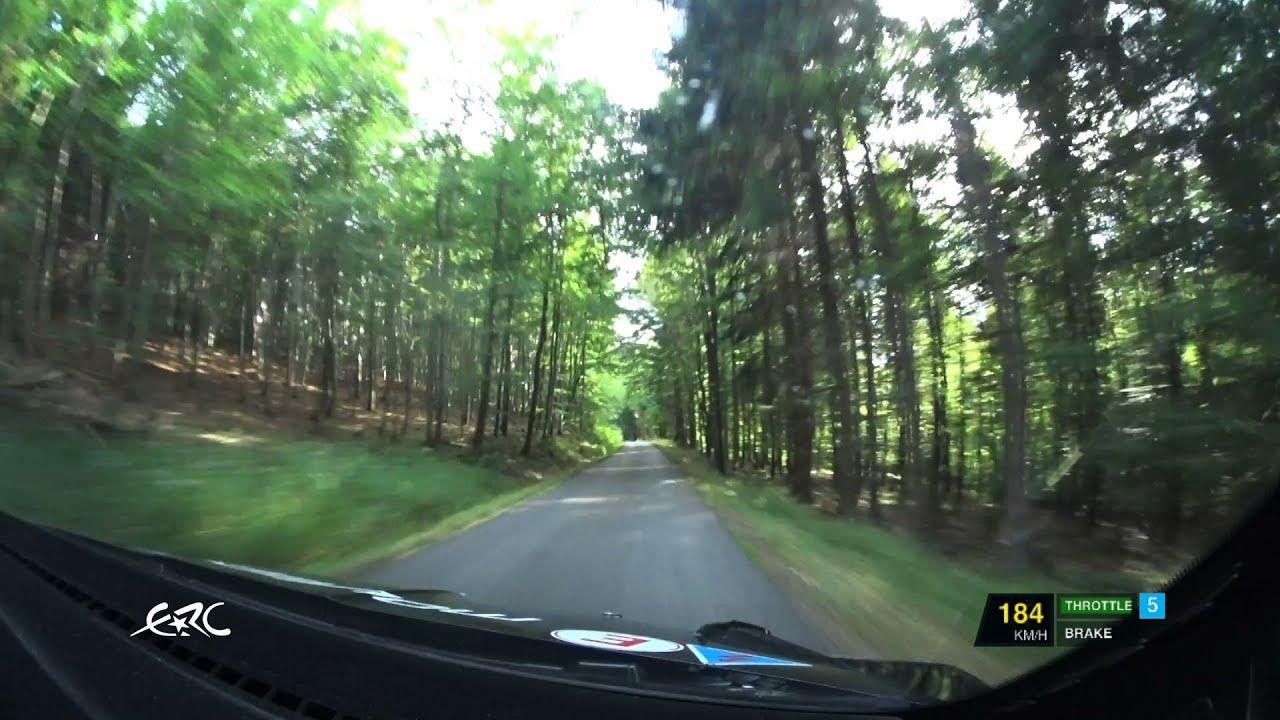 Barum Czech Rally Zlin 2019 - Gryazin flying on SS7 - OBC with data