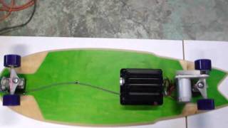 Metroboard Electric Skateboard with Skupboard 50 Long x 17 Wide Surfboard Deck- Overview
