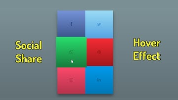 amazing social media button with hover effect using html & css 👌 social media icons No Images