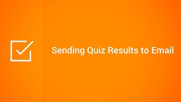 Sending Quiz Results to Email