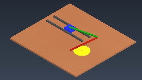 Whitworth Quick Return Mechanism | Autodesk Inventor