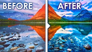 Glacier National Park TRANSFORMED | Before & After Photo Editing screenshot 5