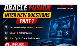 Oracle Fusion Interview Questions Part 1 😱 | Most Asked Questions Revealed!