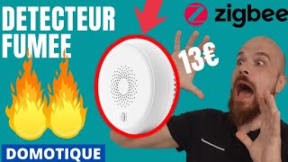 Domotique] test d'un détecteur de fumée 🚨connecté ZIGBEE et