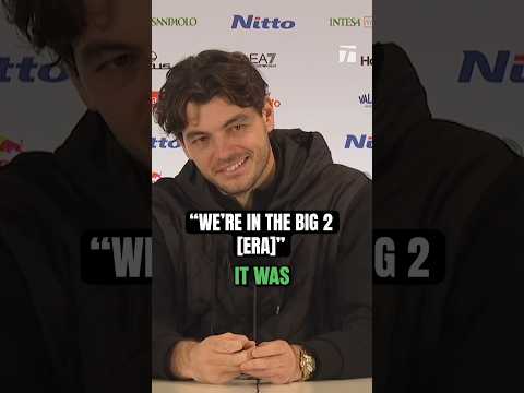 Big 2 era is here 😎 #atpfinals #taylorfritz #carlosalcaraz #janniksinner