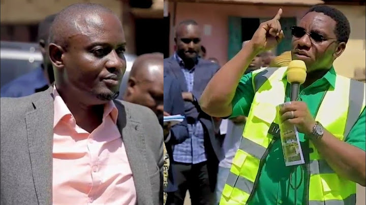 SAKATA LA MAKONDA NA MRISHO GAMBO KUTOLEANA MANENO MAKALI MBELE YA WANANCHI - GAMBO AJIBU MAPIGO