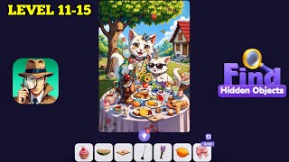 Hidden Objects Spot It! Level 11-15. Gameplay Walkthrough (iOS, Android). #findhiddenobjectsspotit screenshot 4