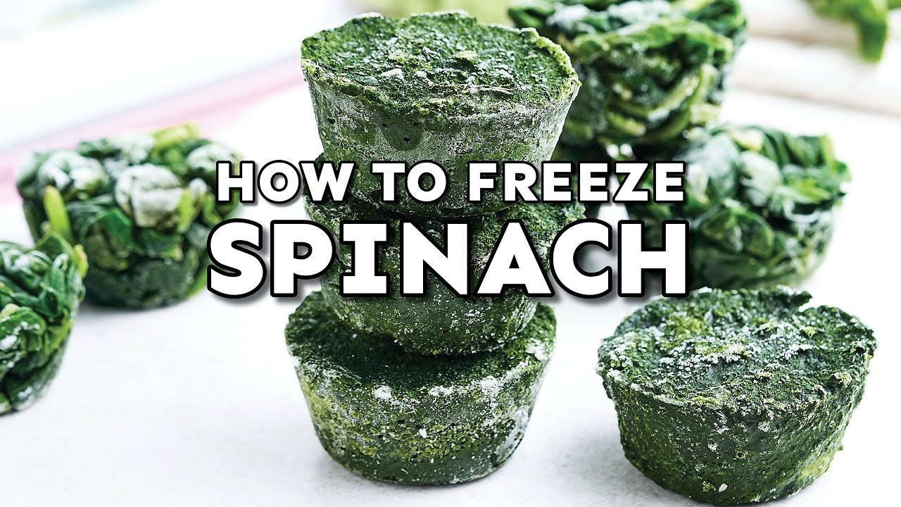How To Freeze Spinach (3 Ways!)