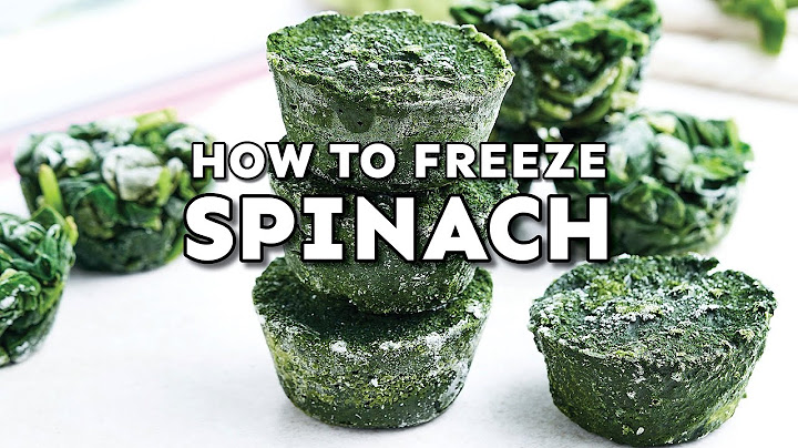 How To Freeze Spinach (3 Ways!)