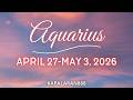 PAHINGA DIN MINSAN! AQUARIUS (♒)  APRIL 27-MAY 3, 2026 WEEKLY TAGALOG TAROT PREDICTION #KAPALARAN888