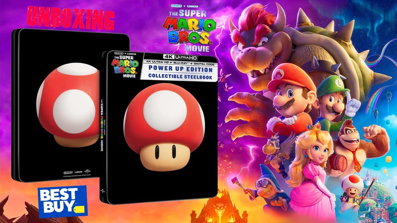 Where To Buy Super Mario Bros. Movie DVD, Blu-ray And 4K Steelbook