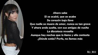 Aitana-Ella bailaba | (Letra/Lyrics) | ALPHA