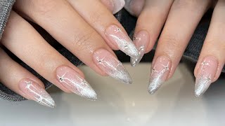 Velvet Nails | New Year Nails | Acrylic Nails | Glitter Nails | Full set of Acrylic Nails by GlammedBeauty 9,730 views 4 months ago 31 minutes