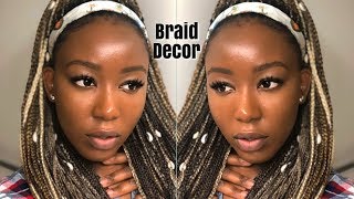 How to Put Cowry Shells in Your Braids | Decorate Braids