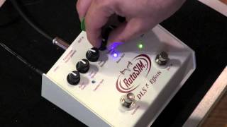 DLS RotoSIM rotary speaker simulator guitar pedal demo with RS