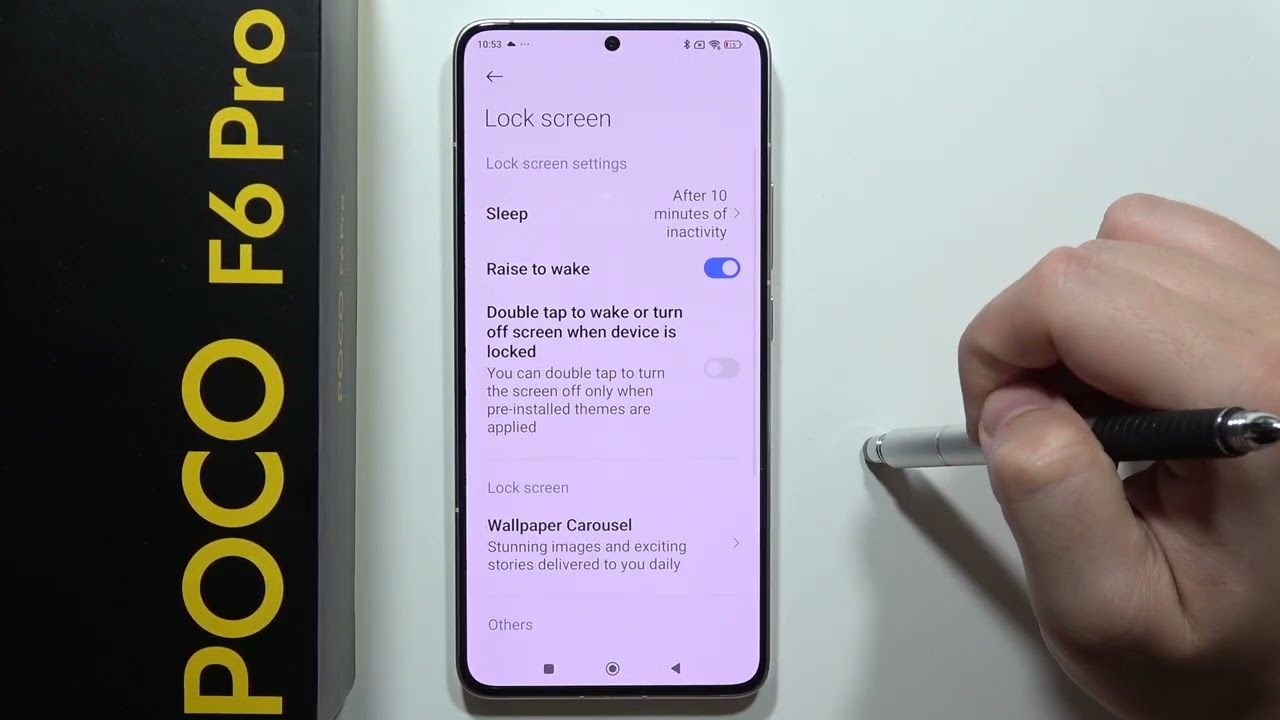 POCO F6 Pro: Enable Double Tap to Wake or Turn Off Lock Screen