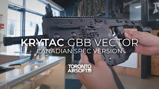 Canadian Spec Krytac Gas Vector. Toronto Airsoft