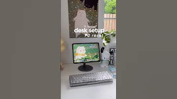 Temu items on my desk setup 💗