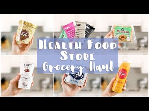 Health Food Store GROCERY HAUL | Beyond Meat, Siete, Vegan Halo Top, RXbars