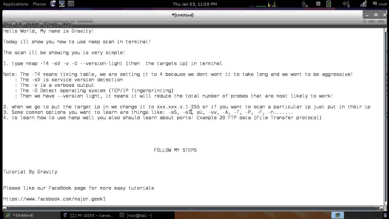 How to use Nmap Scan in termianl (Kali Linux) - YouTube