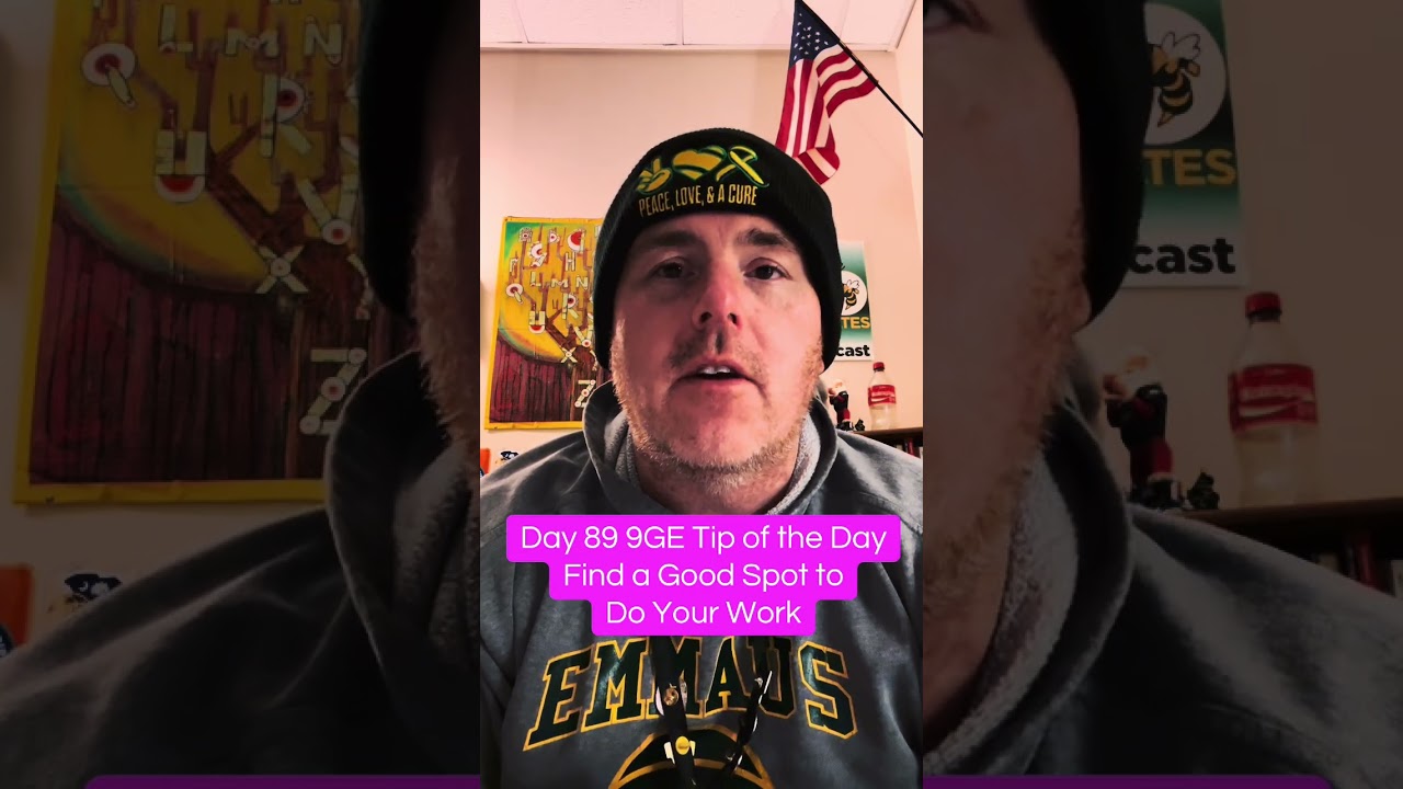 Find your own space to #study to improve your #9thgradeexperience @asklisapodcast  for the inspo