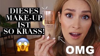 NEU ❗ CHARLOTTE TILBURY AIRBRUSH FLAWLESS FOUNDATION Review & 10 h Tragetest