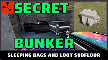 Rust 2x1 Stealth Bunker Starter Base | Stability Bunker | Secret Raid Defense | Solo Duo Trio Build