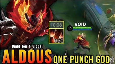 ALDOUS ONE-PUNCH MAN: GOLD LANE 650 STACKS & INSTANT DAMAGE |LATE GAME GOD; BEST BUILD 2025 🔥|NO CUT