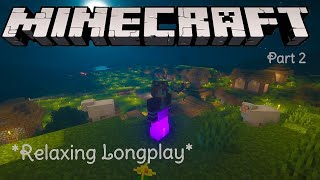 Minecraft Relaxing Longplay - Helping and Protecting Villagers in 1.18.1 (No Commentary) p.2