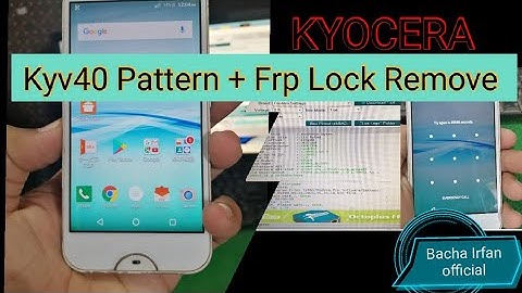 Kyocera Rafre Kyv40 Pattern + Frp Lock Remove