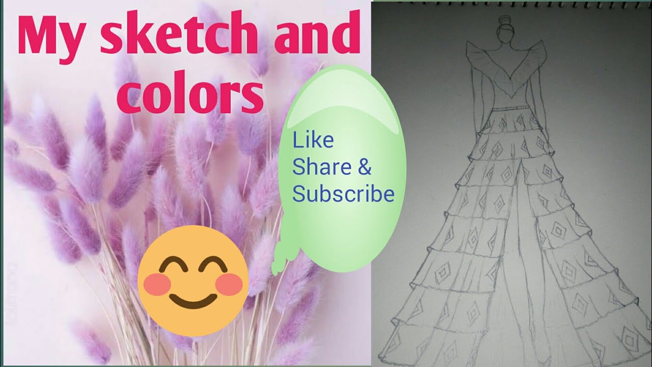 My sketch and colors - YouTube