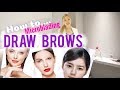 How to Draw Eyebrows for Microblading || Shapes Overview
