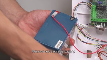 How to change Accenta G4 alarm battery