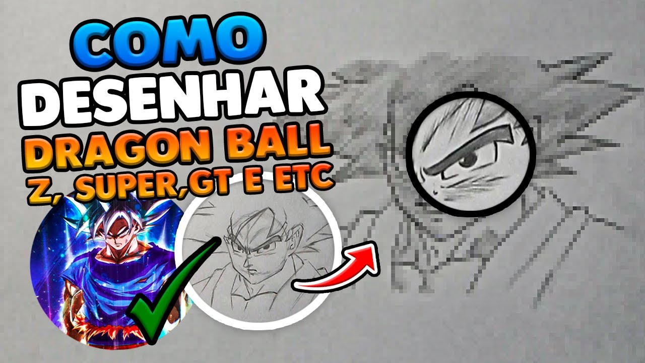 Curso de DESENHO- Como DESENHAR qualquer PERSONAGEM DE Dragon Ball Z 