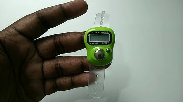 Finger Tally Counter - How to Use