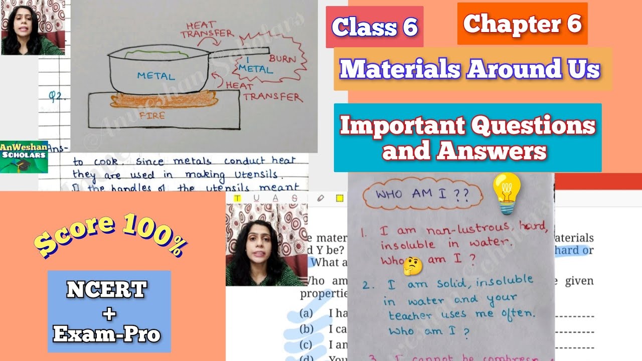 Important Questions Answers | Class 6 Chapter 6 Science | Materials Around Us | NCERT | Exam | CBSE