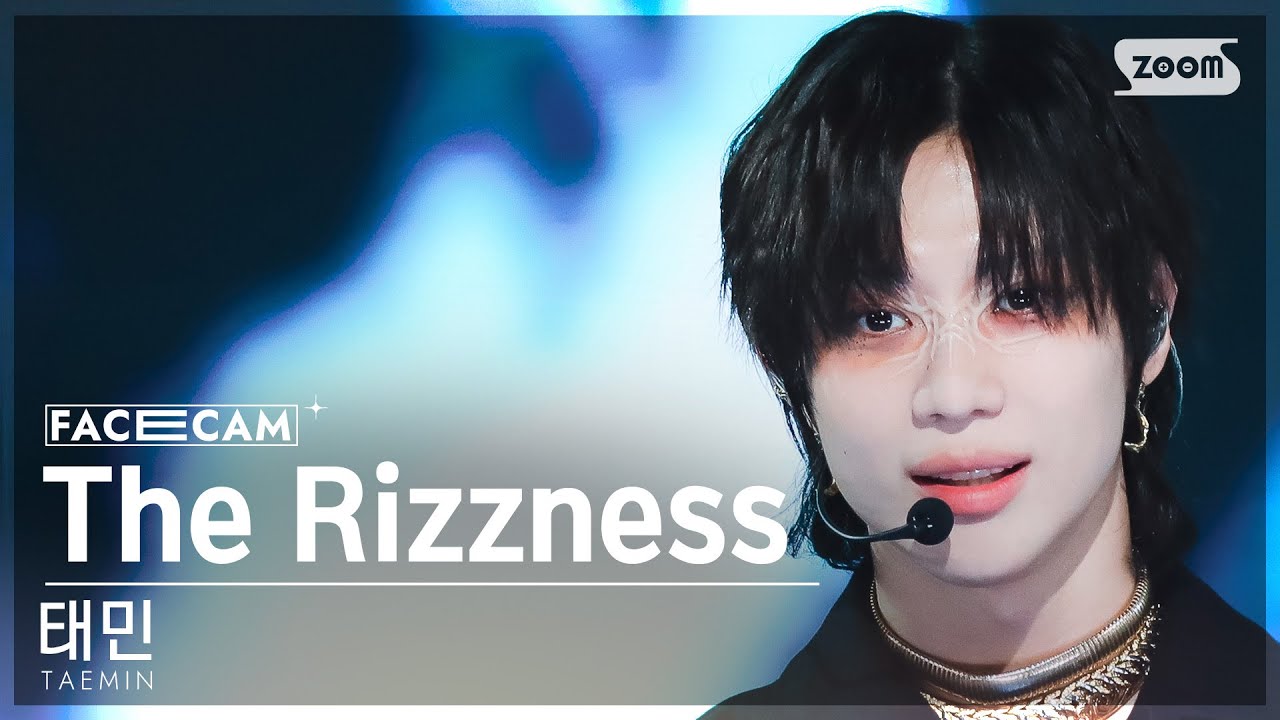 [페이스캠4K] 태민 'The Rizzness' (TAEMIN FaceCam) @SBS Inkigayo 231105 - YouTube