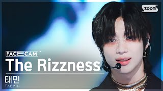 [페이스캠4K] 태민 'The Rizzness' (TAEMIN FaceCam) @SBS Inkigayo 231105