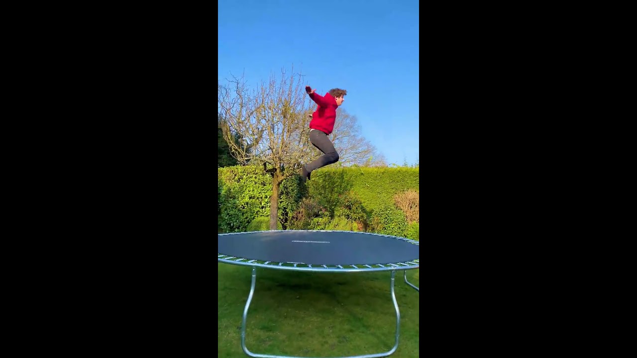 Don T Ever Trust What You See Jumping On Trampoline Into The Pool