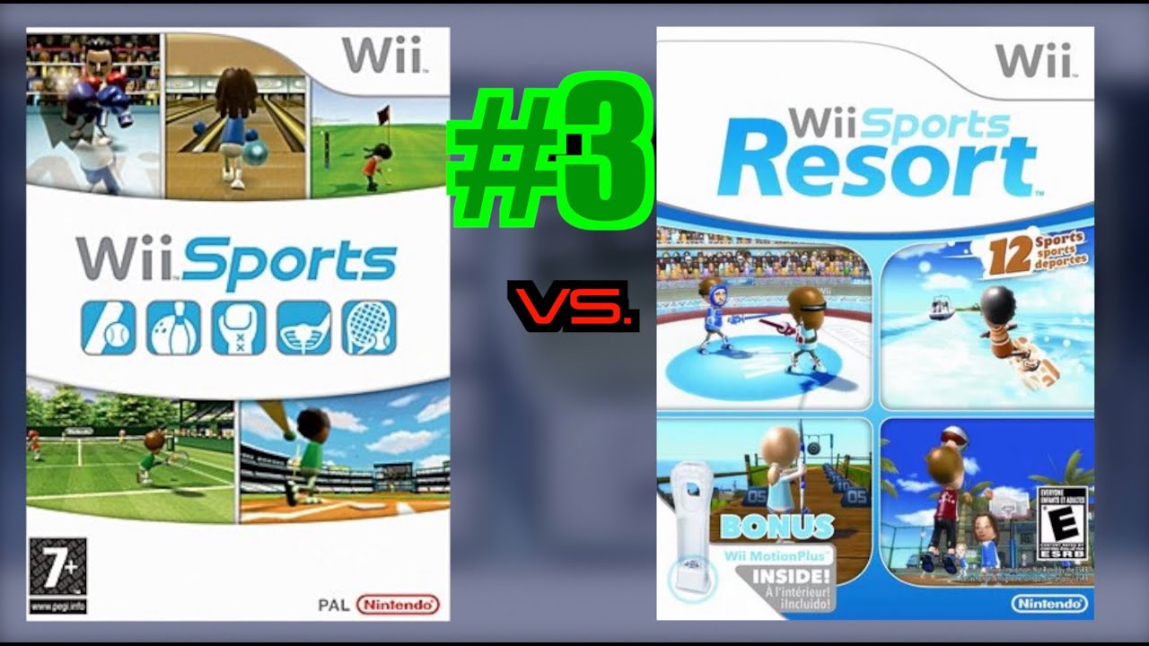 Wii Sports Vs. Wii Sports Resort  Comparing The Games Series #3 